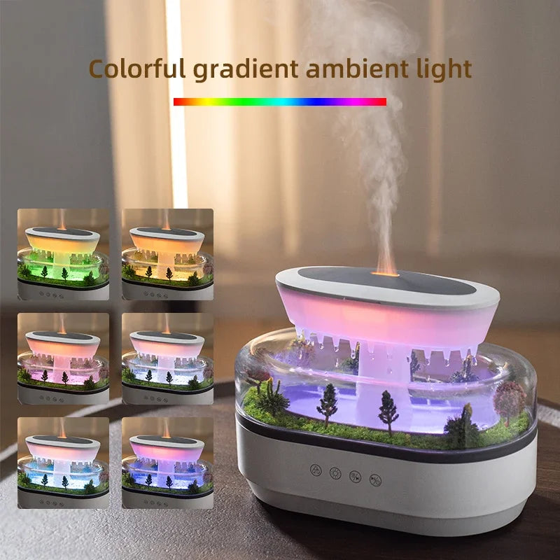 Humidifier with Rain Effect