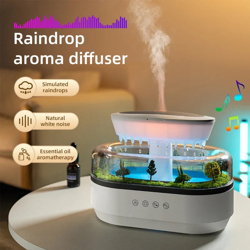 Humidifier with Rain Effect